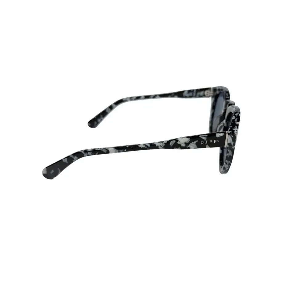 Diff Eyewear Dime Sunglasses, Black & White Frame Only Frame